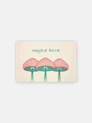 Mystical Mushroom Magic Poster