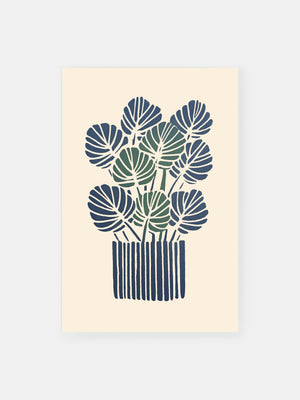 Palm Stripes Poster