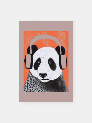 Panda Music Beats Poster