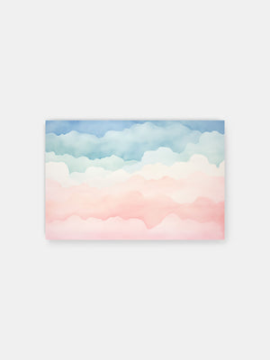Pastell Peaceful Clouds Poster
