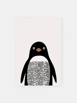 Penguin Minimalism Poster