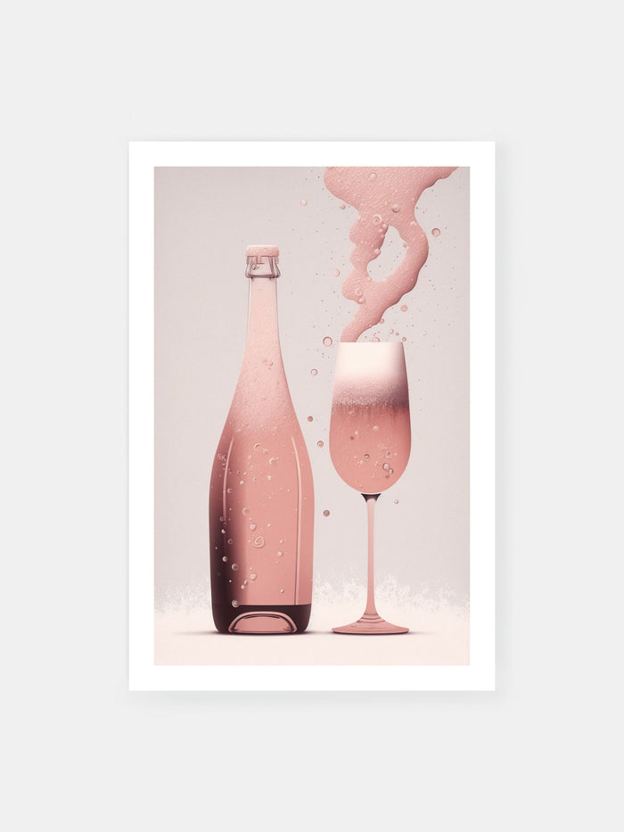 Rosa Champagner Poster
