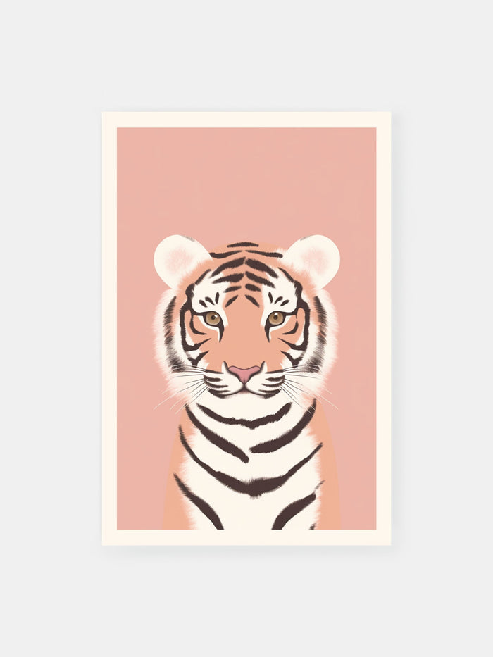 Pink Tiger Harmony Poster