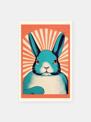 Pop Art Rabbit Poster