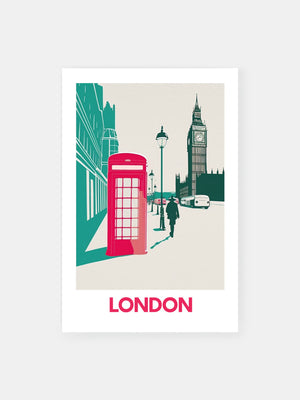 Pop London Scenes Poster