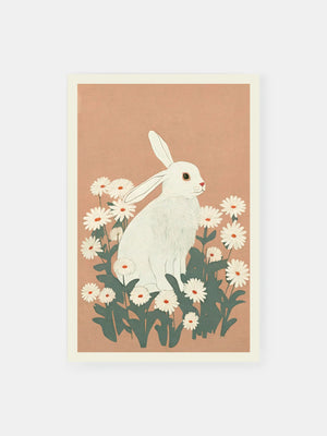 Daisy Rabbit Poster - Klumo Shop