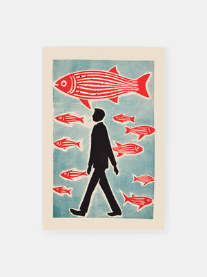 Red Fish Stalker Poster
