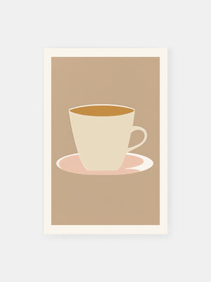 Einfaches Kaffeebrüh Poster