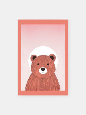 Soft Teddy Bear Poster