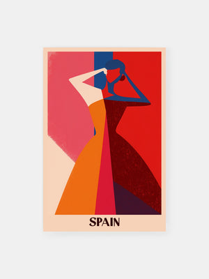 Spanish Flamenco Elegance Poster