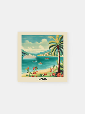 Spanish Palm Marina Poster
