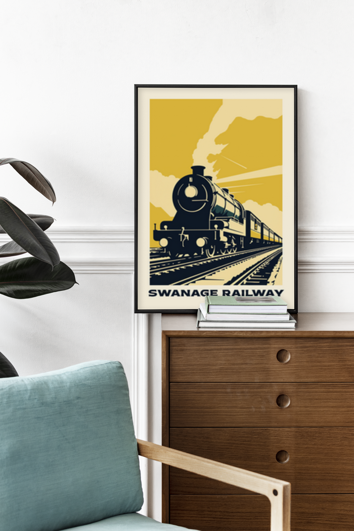 thumbnail image 2 of Vintage Swanage Dorset Travel Poster – Southern Railway Reproduction – A2/A3/A4 Sizes 2 of 6
