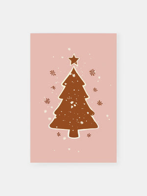 Süßes Weihnachtsbaum Poster