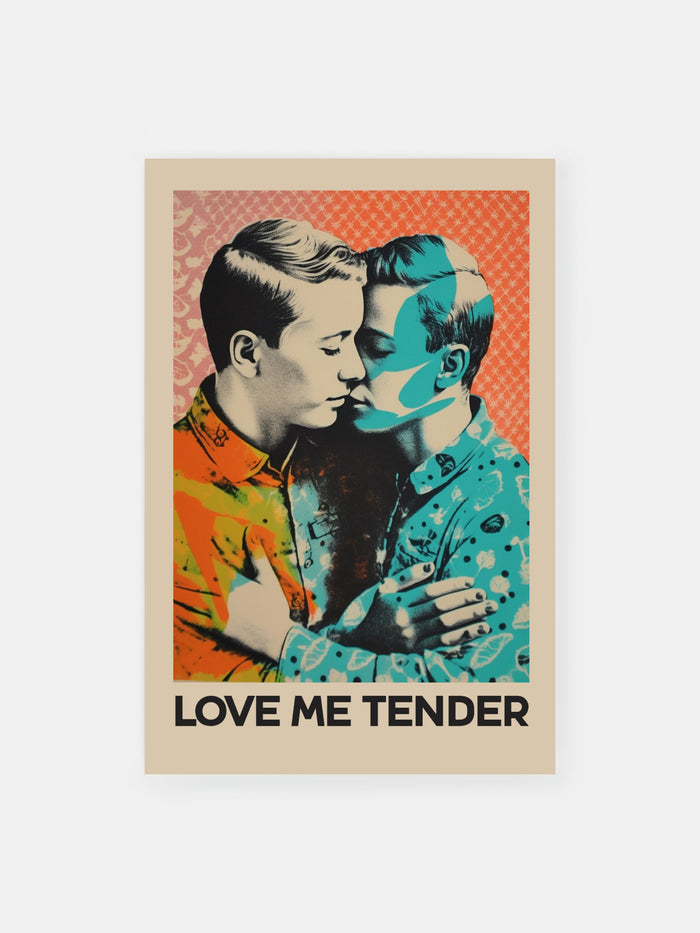 Tender Couple In Love Poster