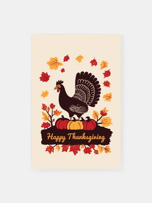 Thanksgiving Day Celebration Poster