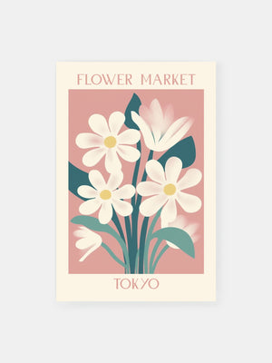 Tokyo Daisy Market Poster