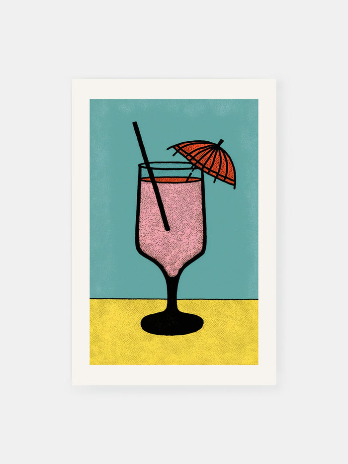 Tropical Cocktail Dream Poster