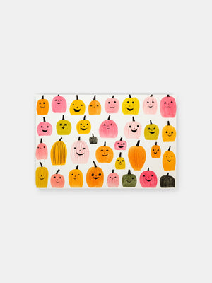 Vibrant Happy Pumpkins Poster
