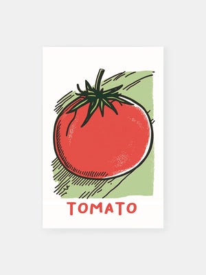 Vibrierende saftige Tomate Poster