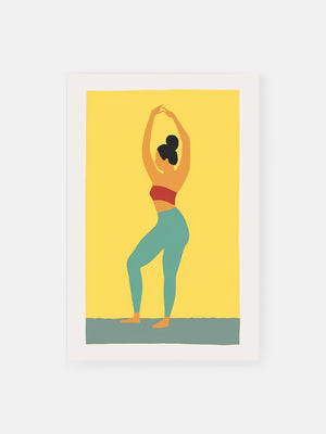 Vibrant Yoga Poster