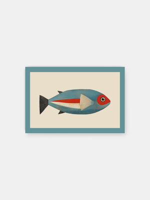 Vintage Americana Fish Poster