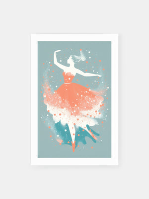 Vintage Ballerina Mirage Poster