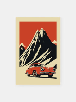 Vintage Car Adventure Poster