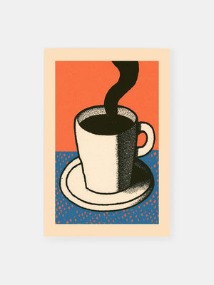 Vintage Coffee Art Poster