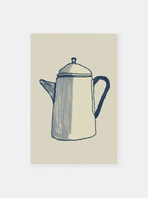 Vintage Kaffeekannen Poster