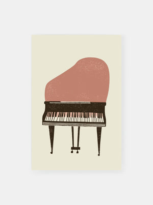 Vintage Piano Poster