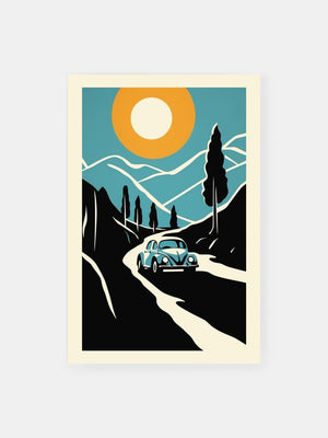 Vintage Road Trip Poster
