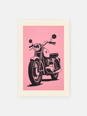 Vintage Roadster Bike Poster