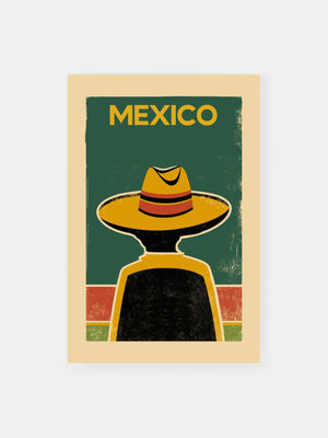Vintage Sombrero Wanderer Poster