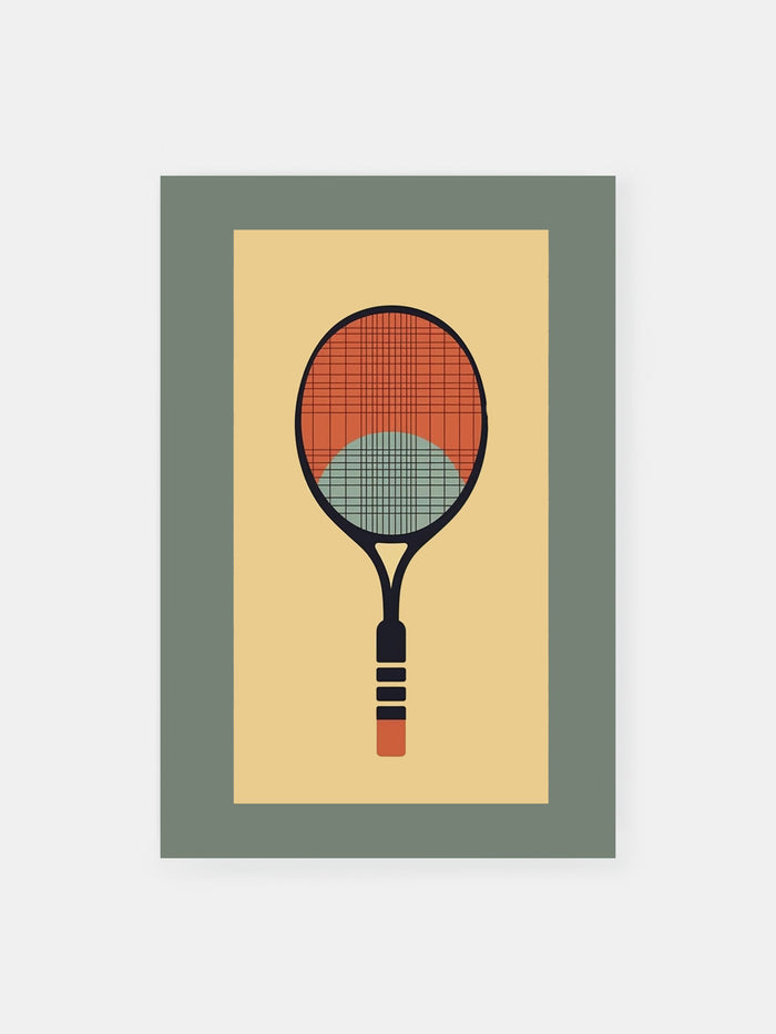 Vintage Tennis Racket Poster - Klumo Shop