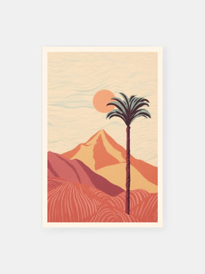 Warm Desert Sunrise Poster