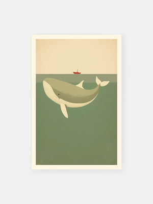 Whale's Marine Voyage Poster