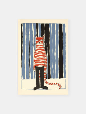 Whimsical Cat Poster