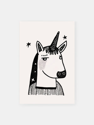 Whimsical Unicorn Poster