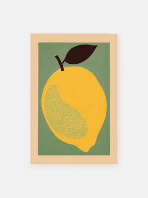 Yellow Lemon Delight Poster