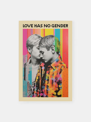 Young Loving Queer Couple Poster